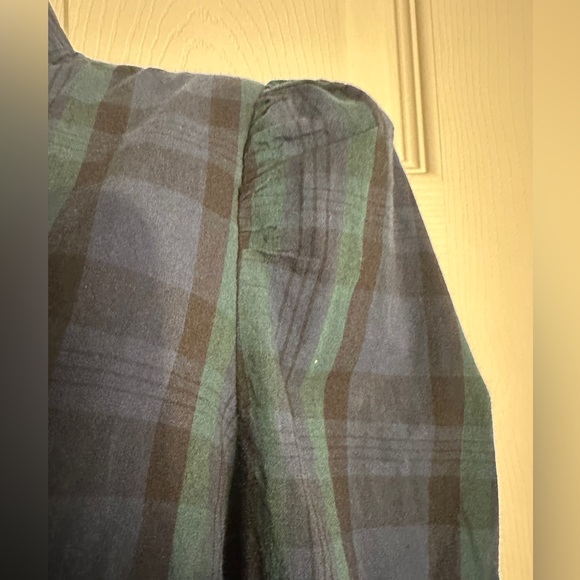 Blackwatch Plaid  Tunic Flare Sail To Sable Size Med. Green & Navy. - Picture 9 of 12